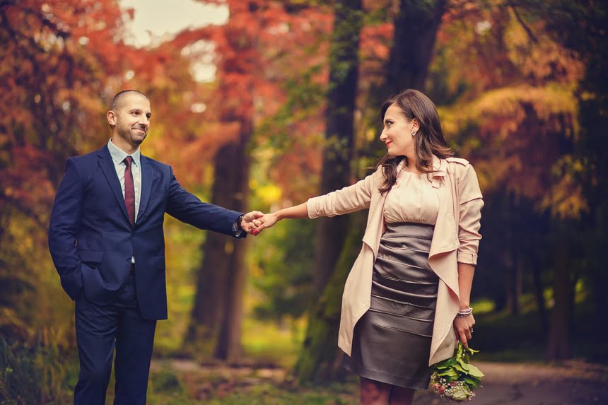 Fotograf nunta - Claudiu Visan 4 sedinta foto de logodna gradina botanica toamna
